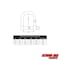 Extreme Max Extreme Max 3006.8231.2 BoatTector Stainless Steel Wide D Shackle - 3/8", 2-Pack 3006.8231.2 - alternate 4